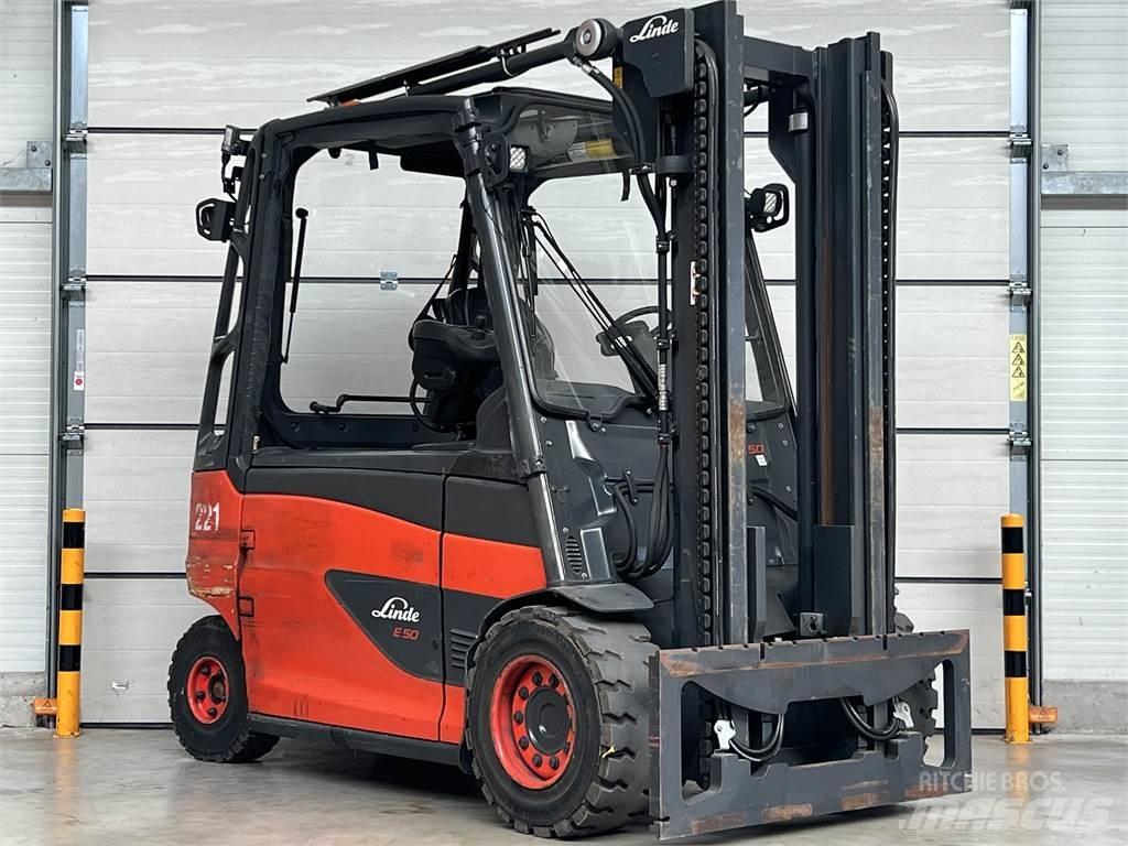 Linde E50HL-01 Elektro Stapler