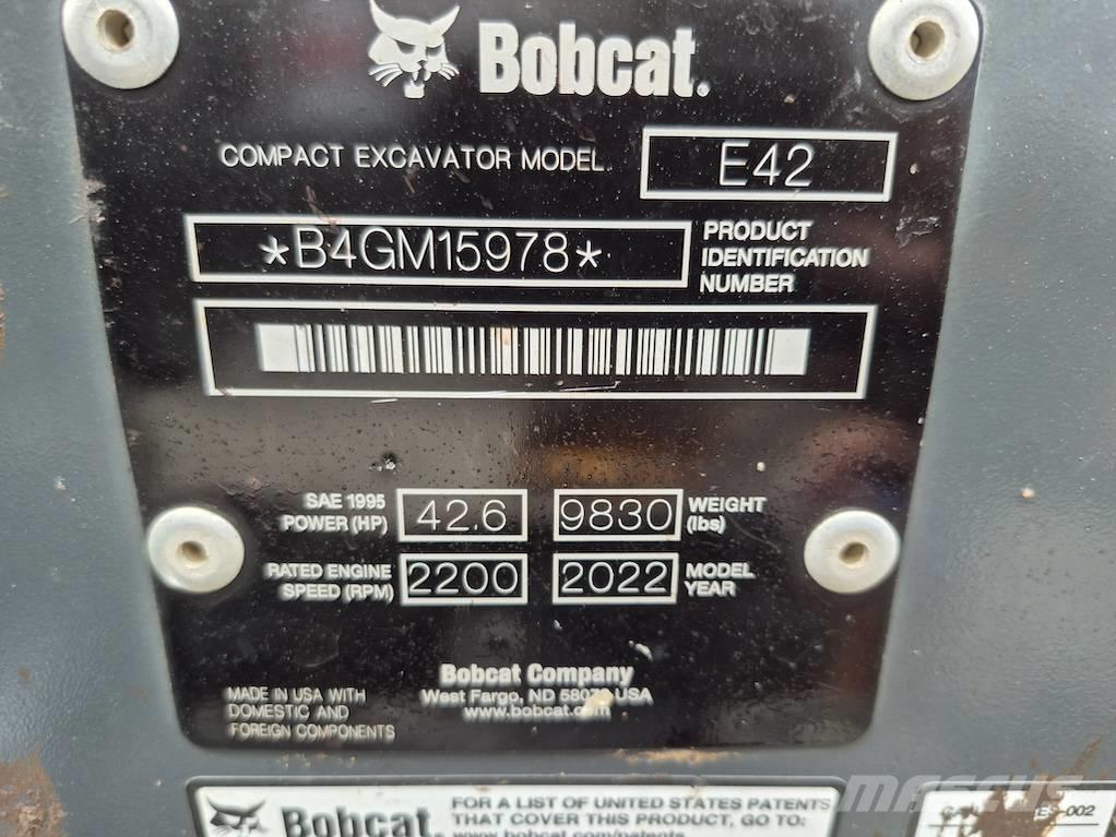 Bobcat E 42 Minibagger < 7t