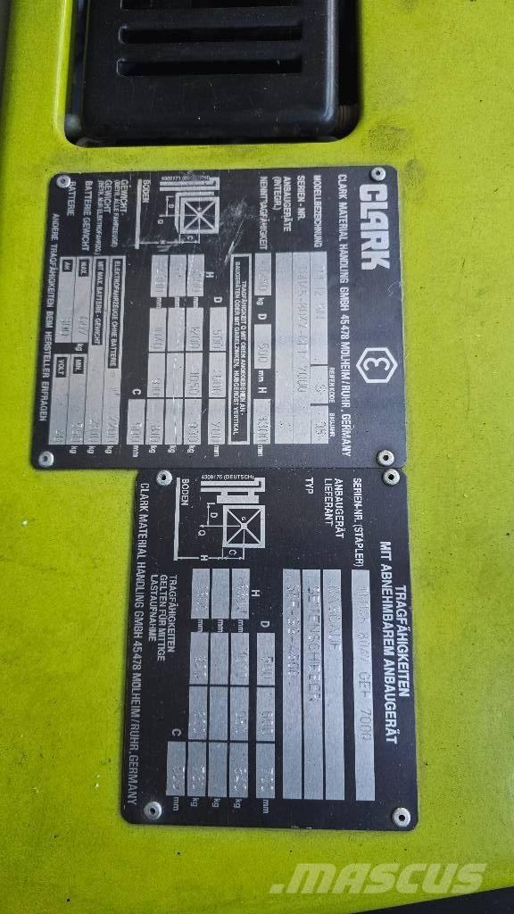 Clark TM 12 SN Elektro Stapler