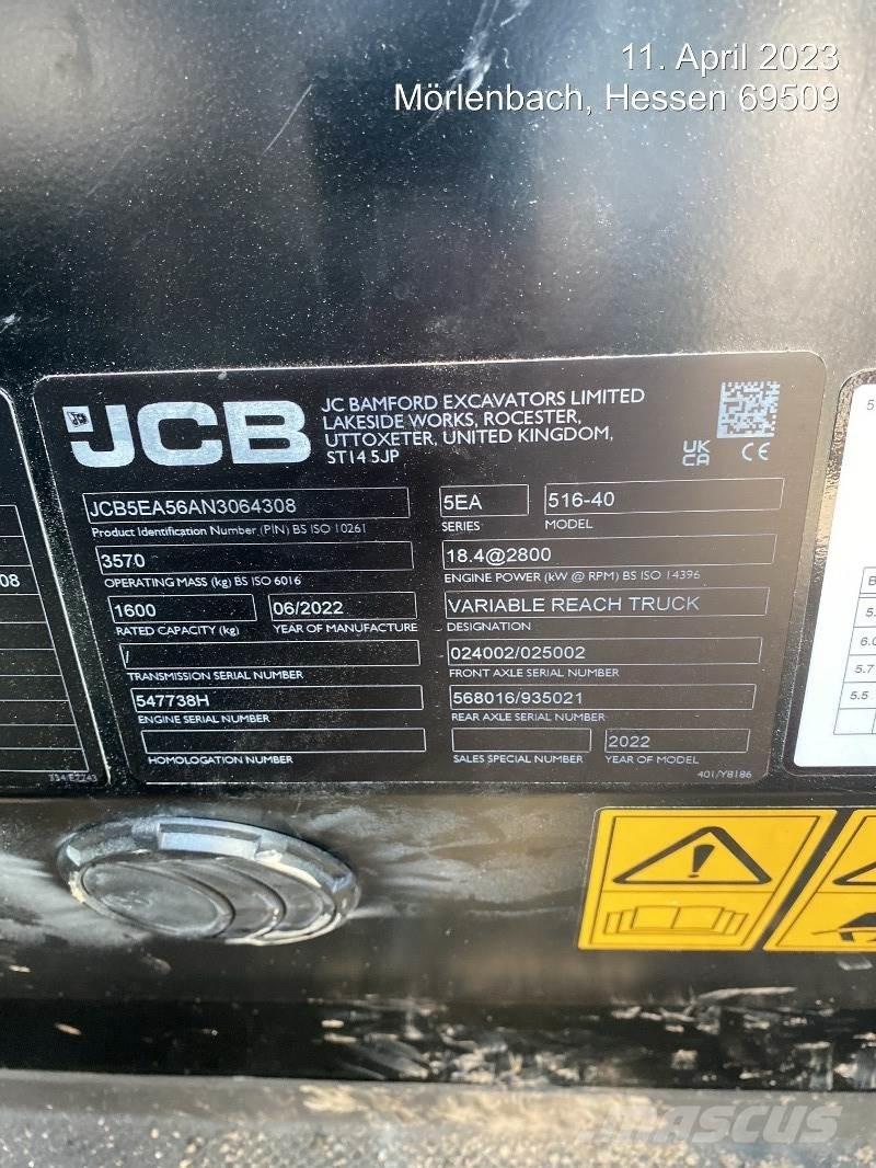JCB 516-40 Teleskoplader
