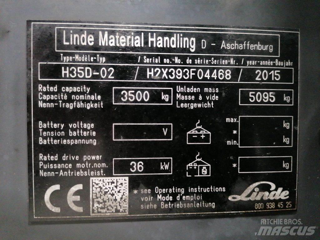 Linde H35D-02 Diesel Stapler