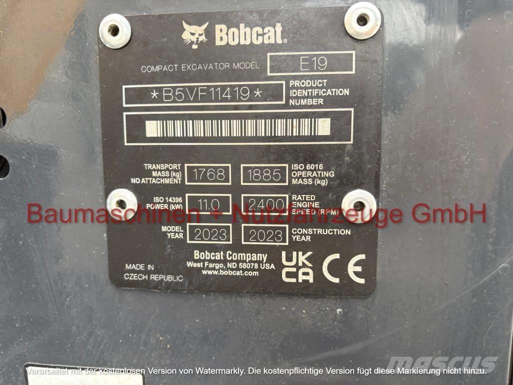 Bobcat E 19 Minibagger < 7t