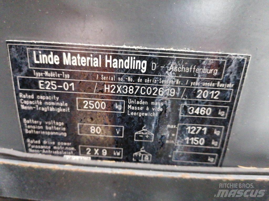 Linde E25-01 Elektro Stapler