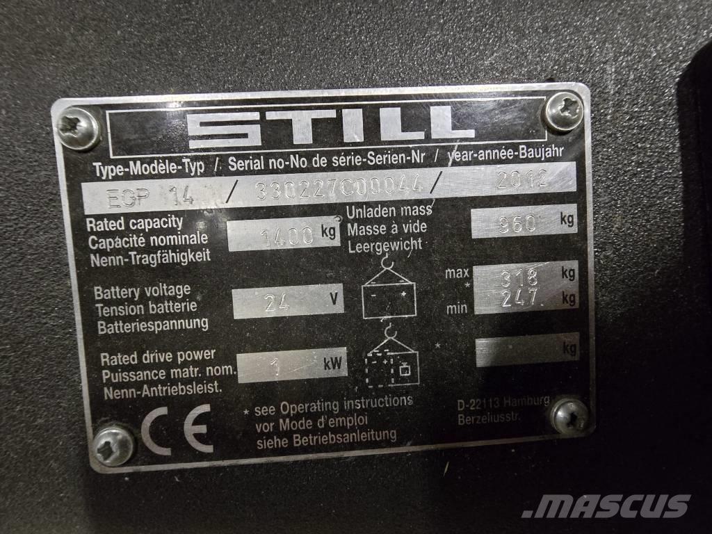 Still EGP 14 Deichselstapler