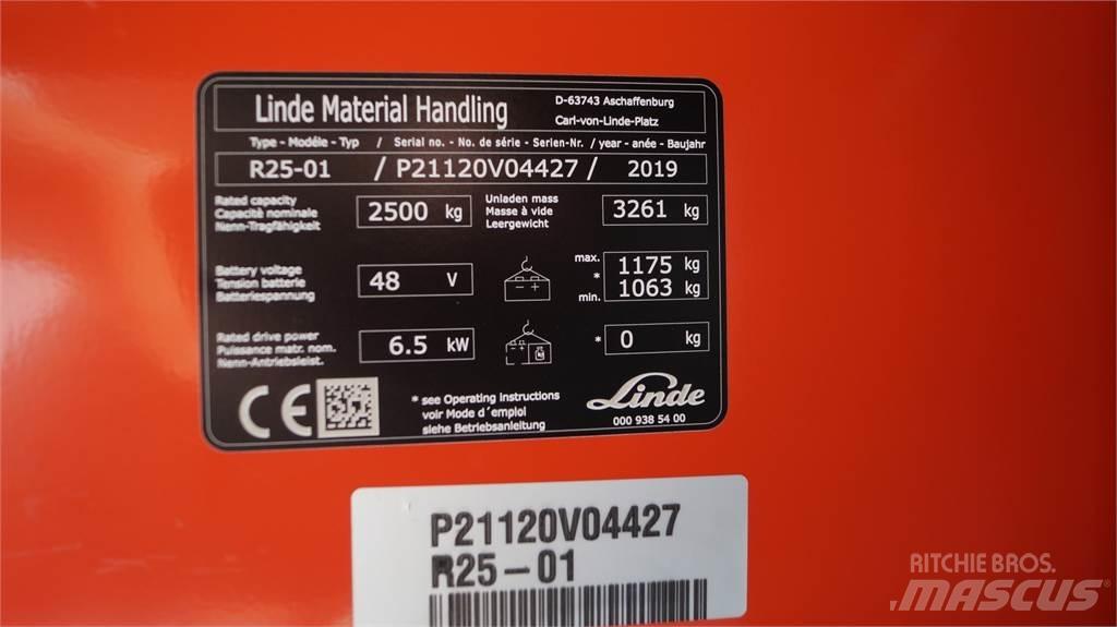 Linde R25 Schubmaststapler