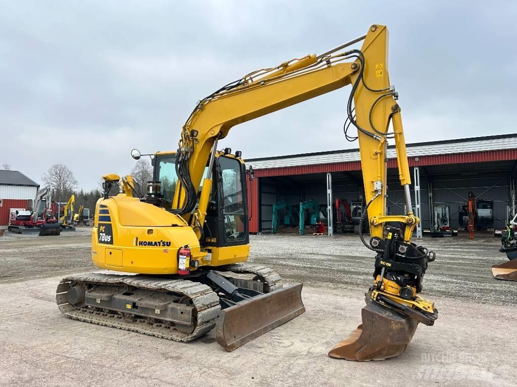 Komatsu PC78US-10 Midibagger  7t - 12t