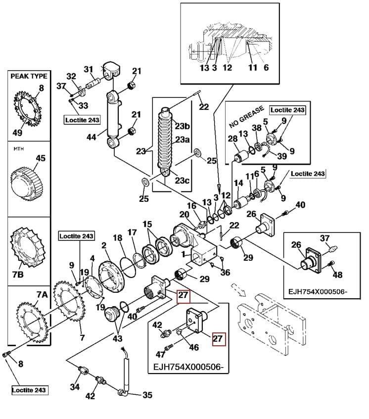  Sworzeń F063515 Schneidwerke