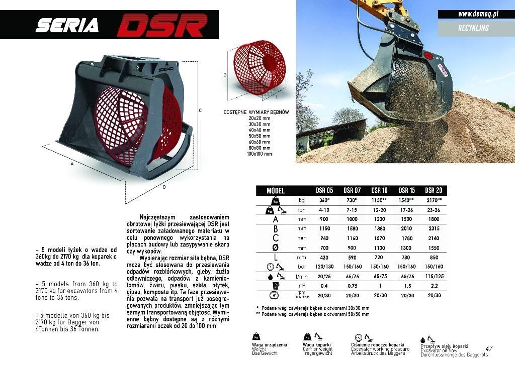  DEMOQ DSR20 Siebschaufeln