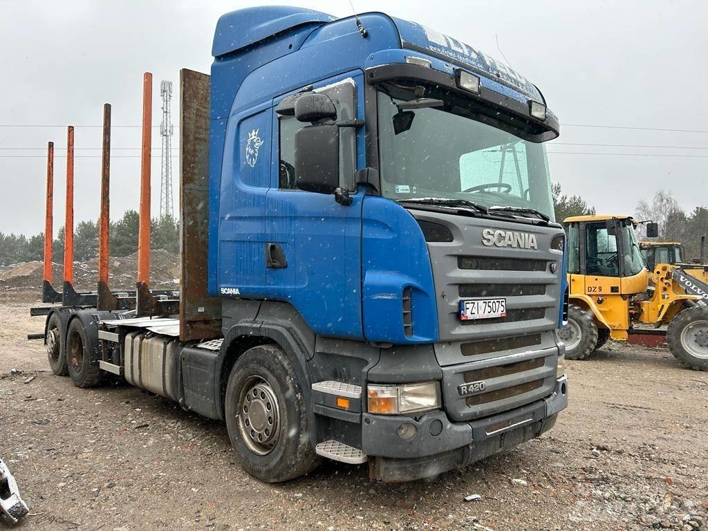 Scania R 420 Holzfahrzeuge