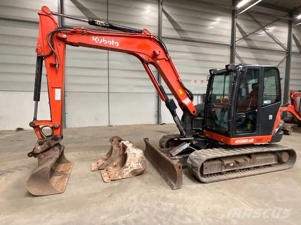 Kubota KX 080-4 A Midibagger  7t - 12t