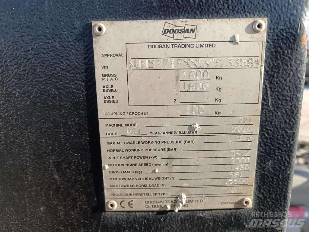 Doosan 7/71 Kompressoren