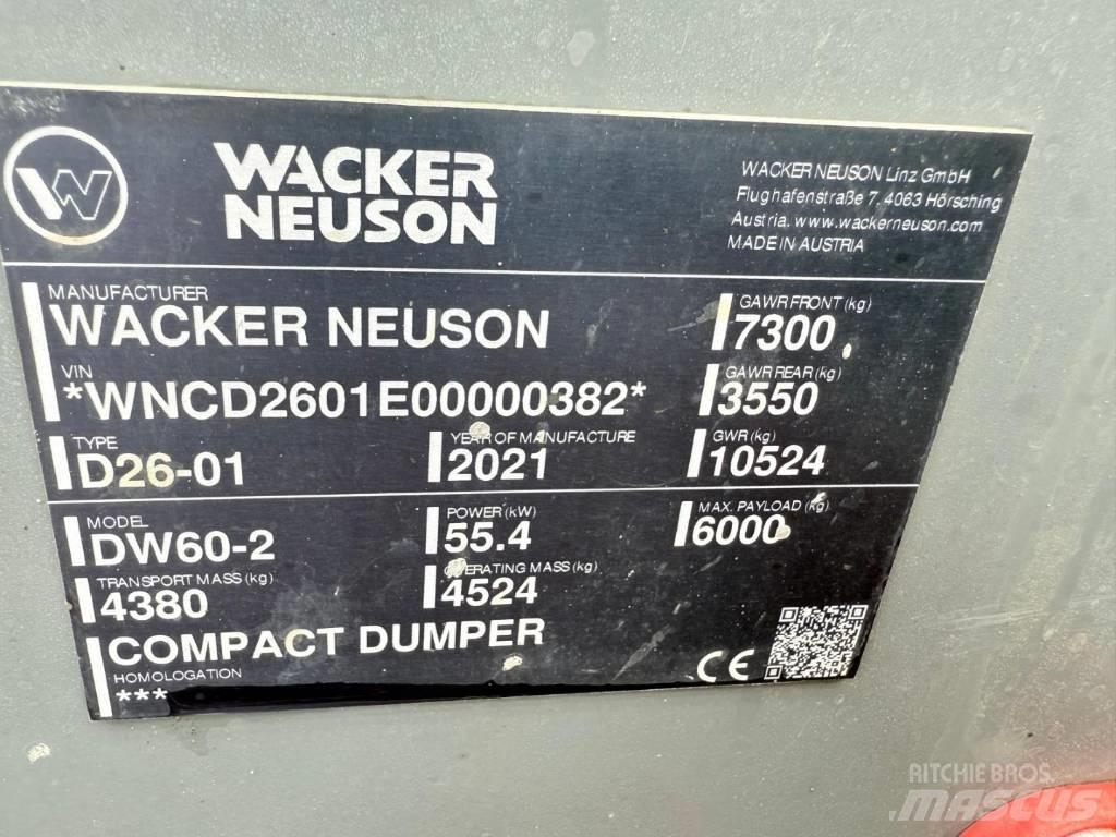 Wacker Neuson DW 60 Minidumper