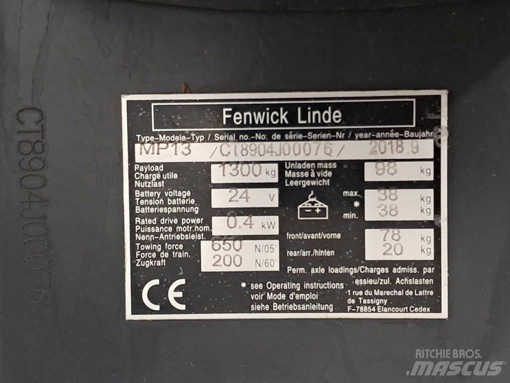 Linde MP13 Handhubwagen