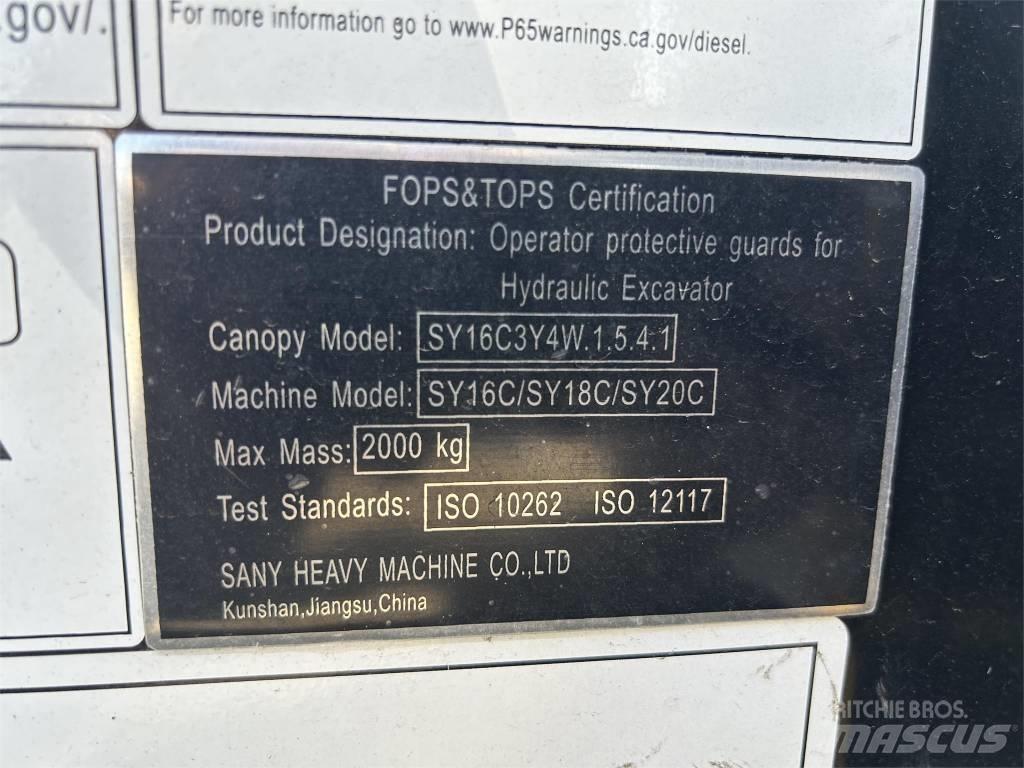 Sany SY16C Minibagger < 7t