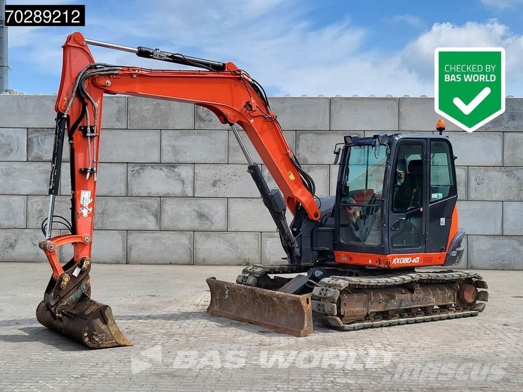 Kubota KX080 -4a Minibagger < 7t