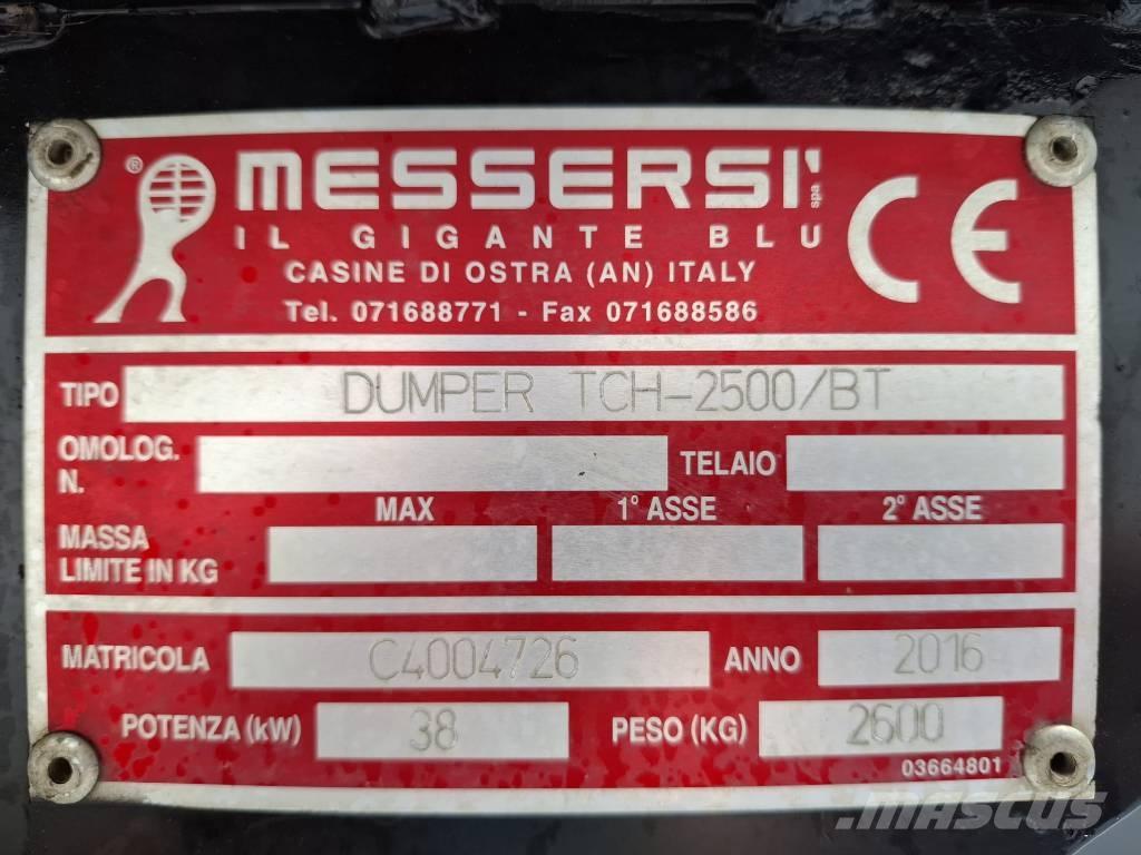 Messersi TCH 2500 BT Raupendumper