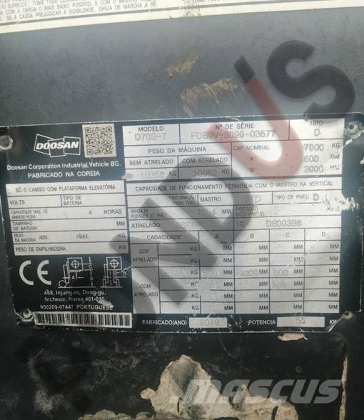 Doosan D 70 S-7 Diesel Stapler