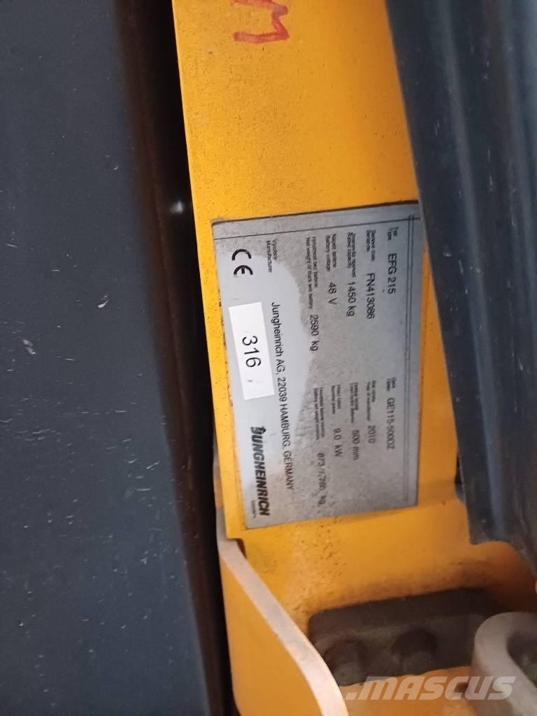 Jungheinrich EFG215 Elektro Stapler