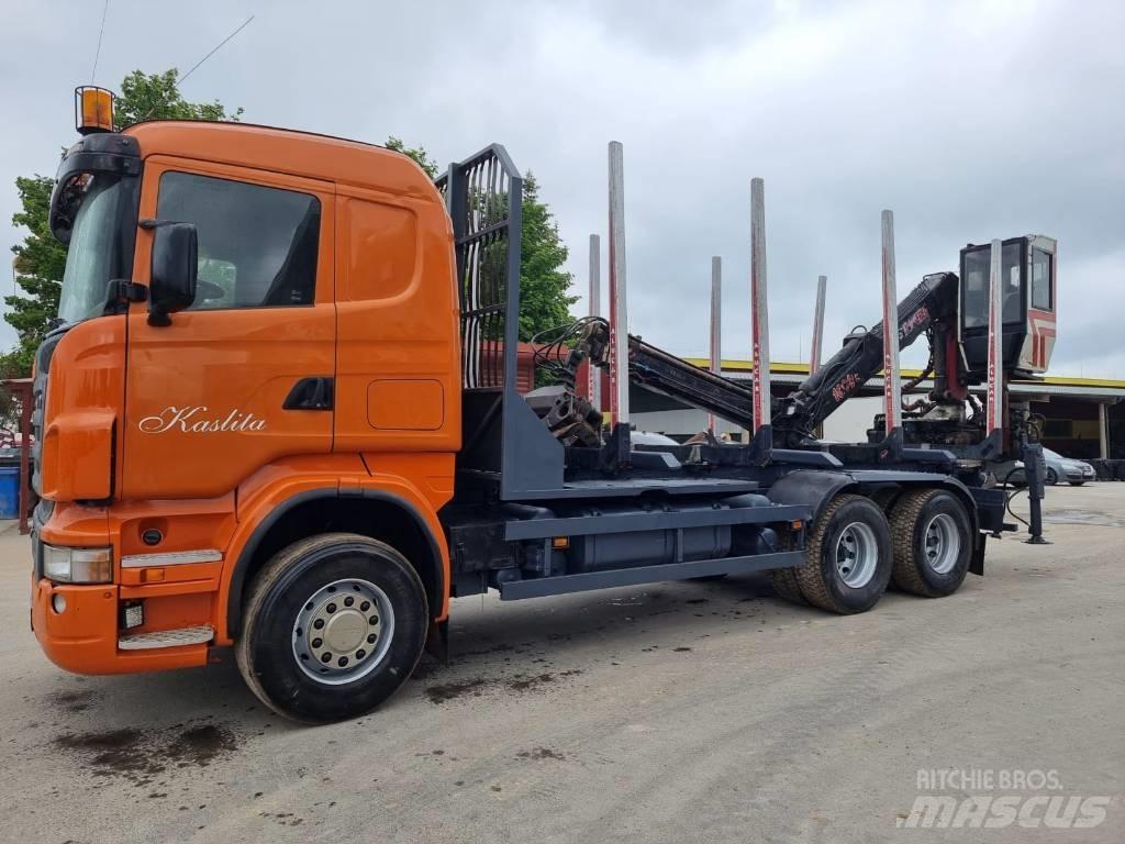 Scania R 580 Holzfahrzeuge