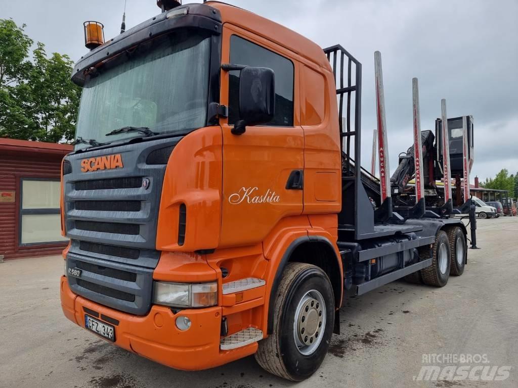 Scania R 580 Holzfahrzeuge