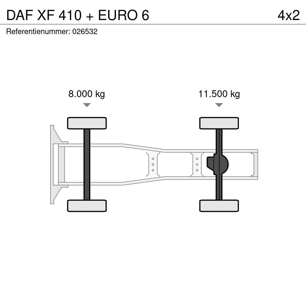 DAF XF 410 + EURO 6 Sattelzugmaschinen