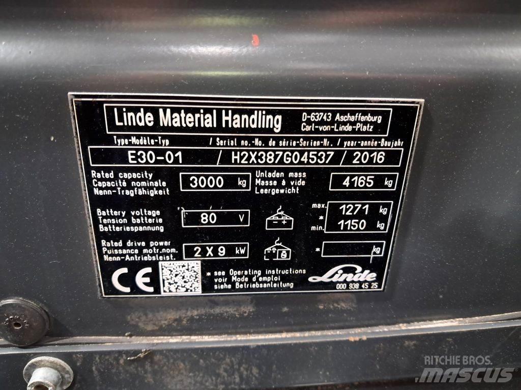 Linde E30-01 Elektro Stapler