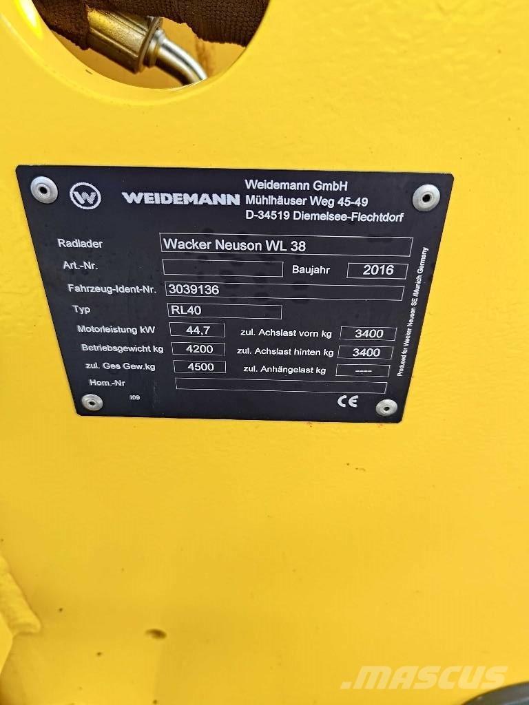 Wacker Neuson WL 38 Radlader