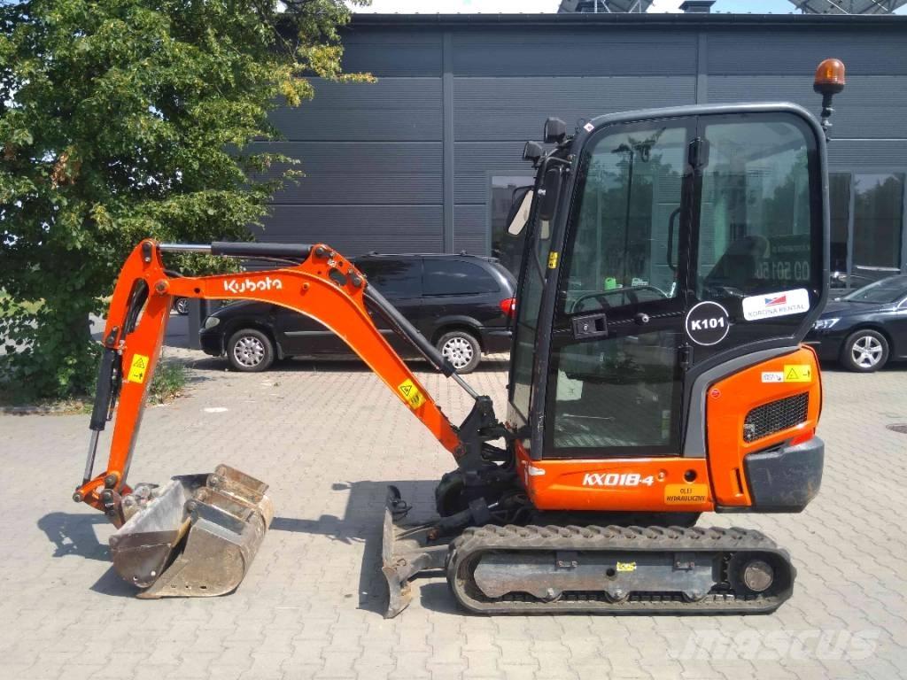 Kubota KX 018-4 Minibagger < 7t