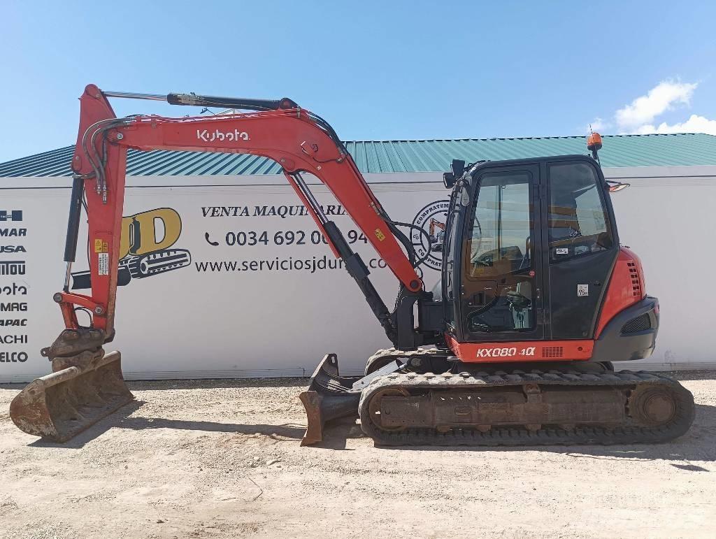 Kubota KX 080-4 Midibagger  7t - 12t