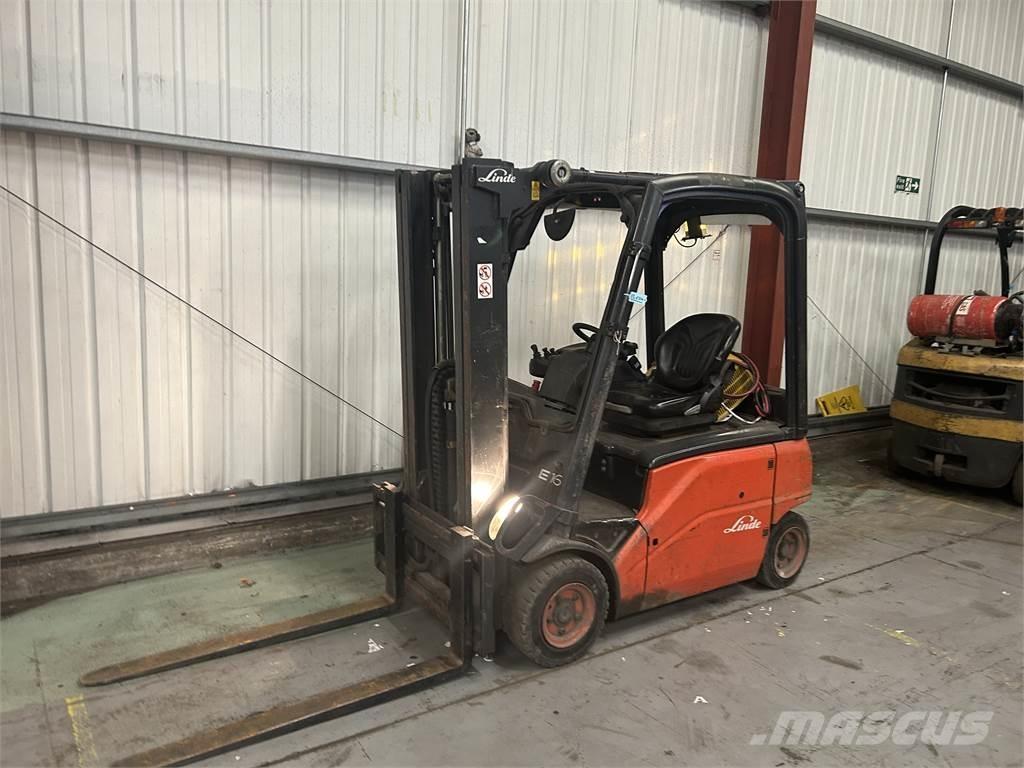 Linde E16P-01 Elektro Stapler