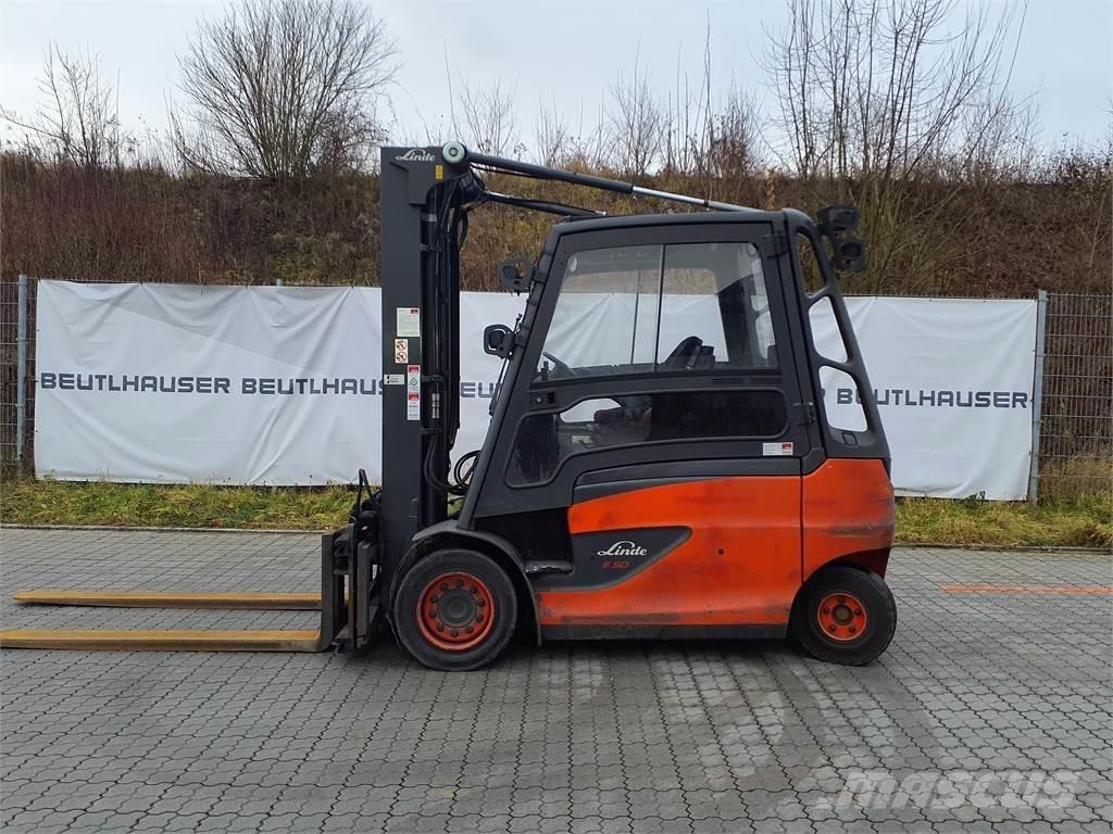 Linde E50HL Elektro Stapler