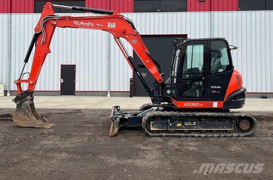 Kubota KX 080-4 Midibagger  7t - 12t