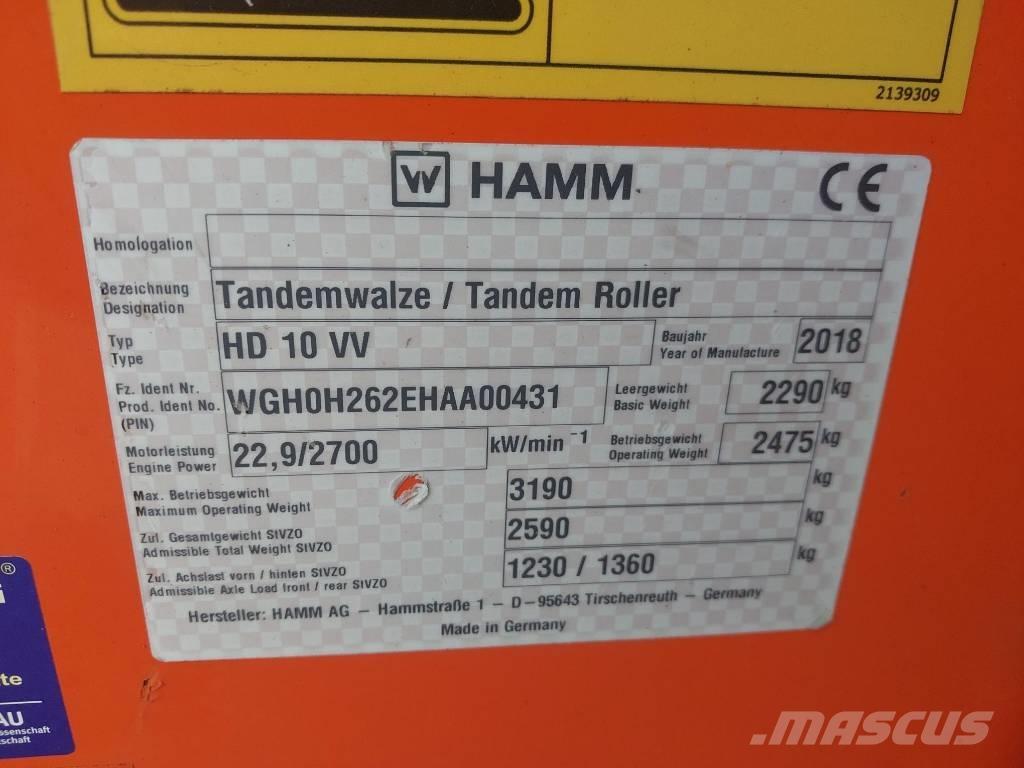 Hamm HD 10 VV Vibrationsgeräte