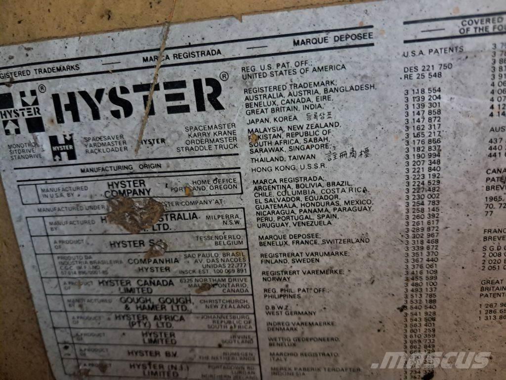 Hyster H2.50J Diesel Stapler