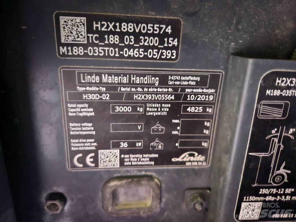 Linde H30D Diesel Stapler