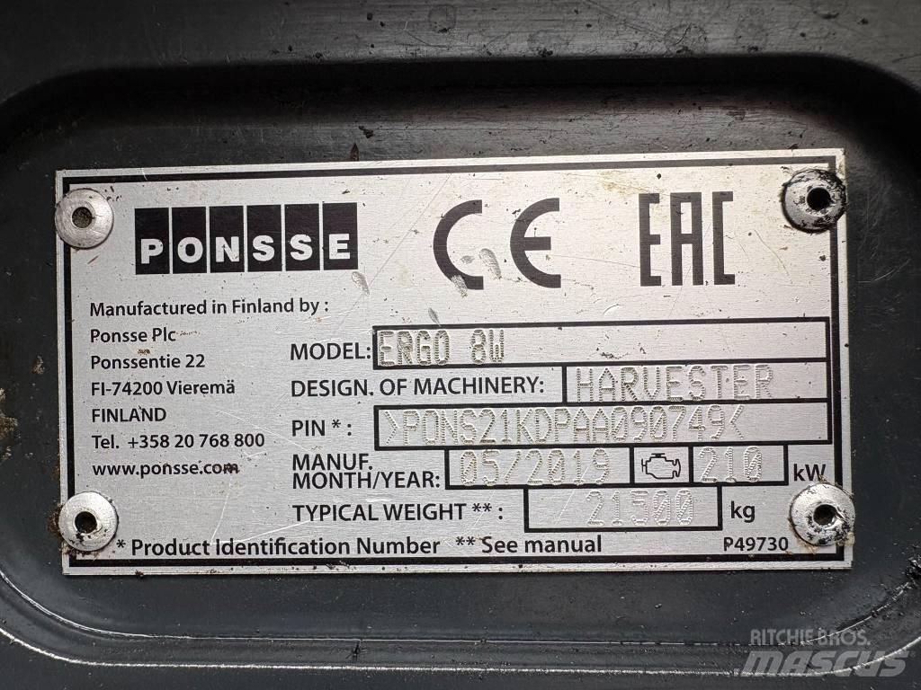 Ponsse Ergo 8W Harvester