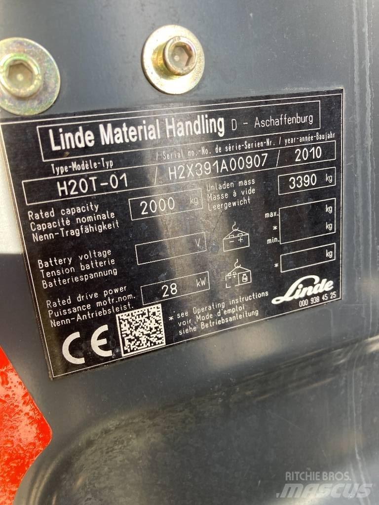 Linde H20T/391 Gas Stapler