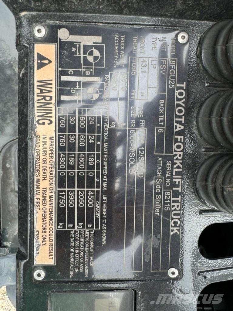 Toyota 8 FG U 25 Andere Gabelstapler