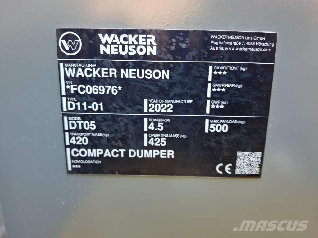 Wacker Neuson DT 05 Raupendumper
