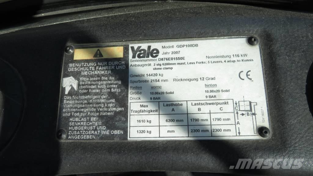 Yale GDP 100 DB Diesel Stapler