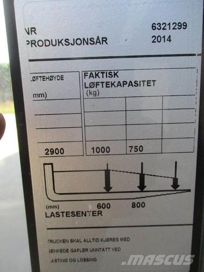 BT SWE 100 Deichselstapler