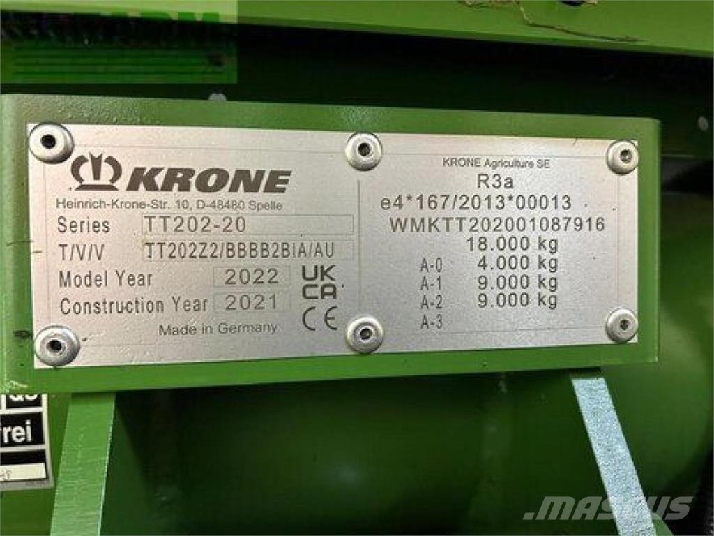Krone mx 370 gl Getreideanhänger