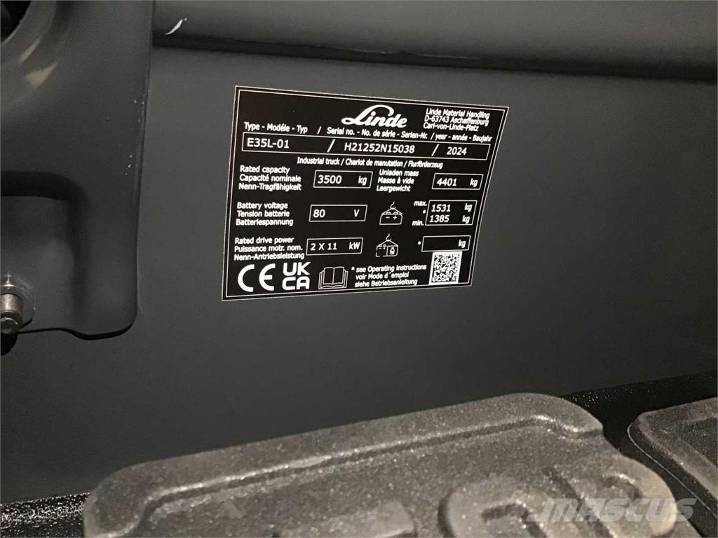 Linde E35L Elektro Stapler