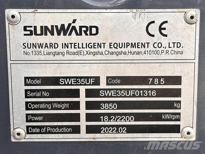 Sunward SWE35UF Minibagger < 7t