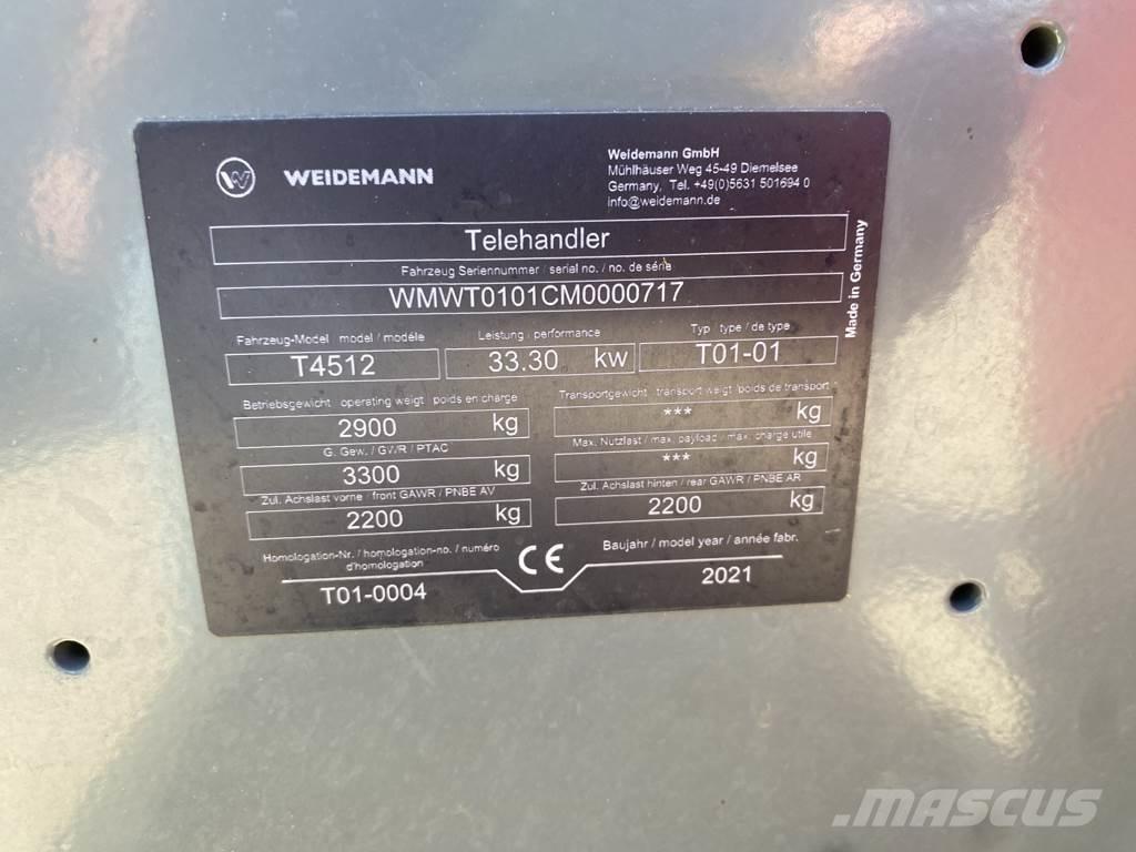 Weidemann T 4512 Teleskoplader für Landwirtschaft