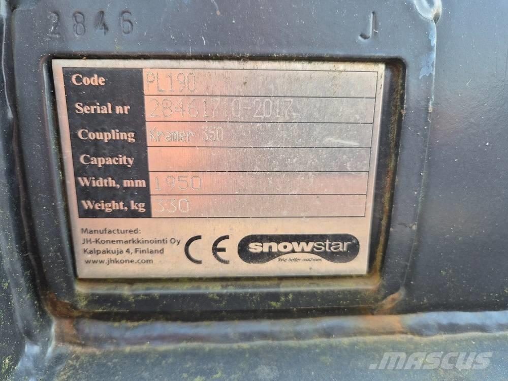 Snowstar PL190 Pflüge