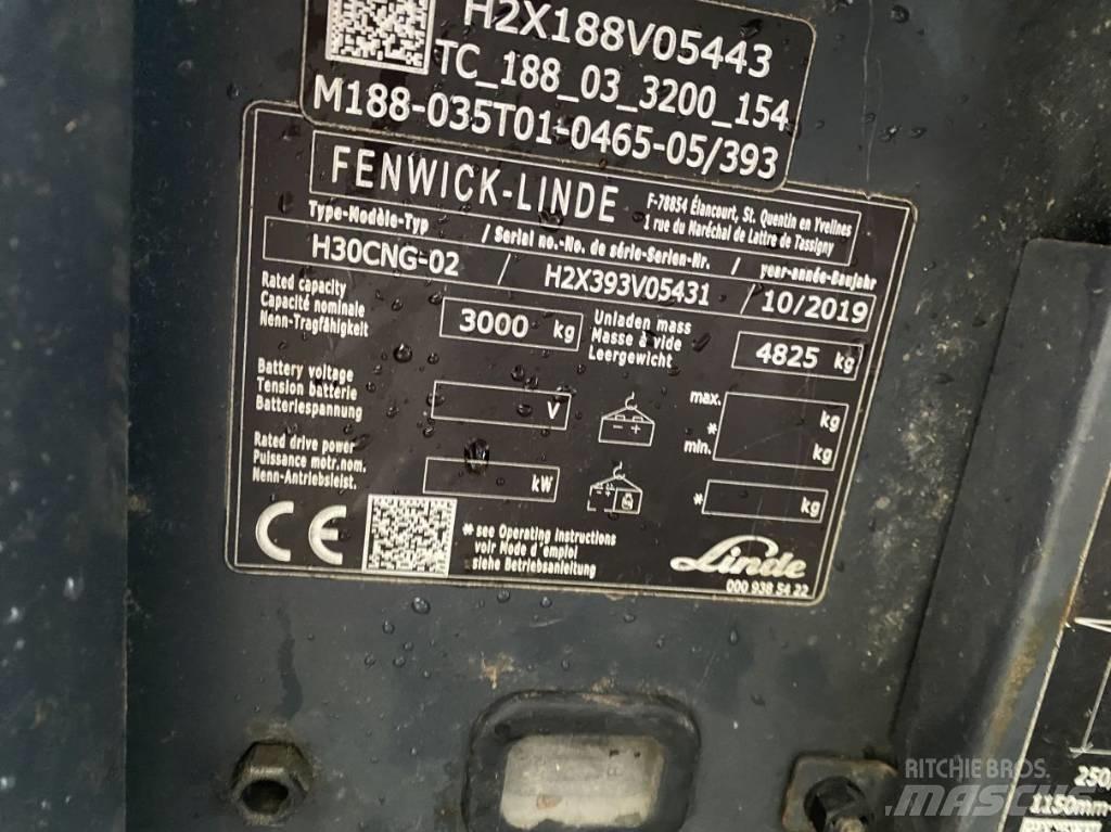 Linde H30CNG-02 Gas Stapler