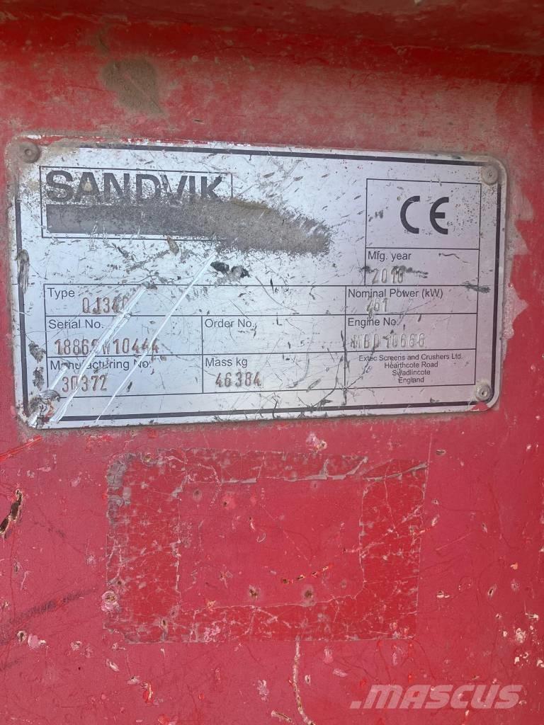 Sandvik QJ 340 Mobile Brecher