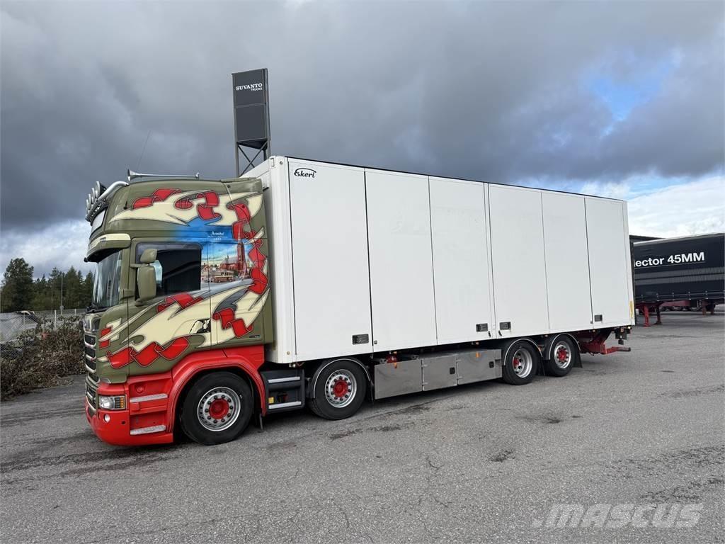 Scania R580 8X2 Kastenaufbau