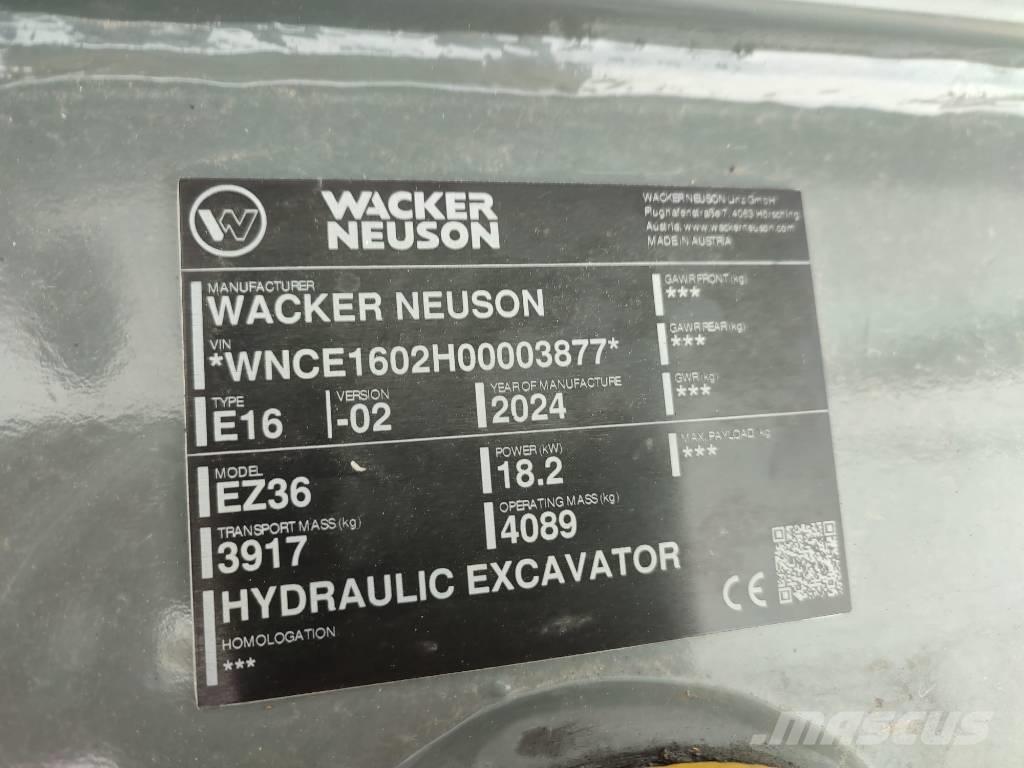 Wacker Neuson EZ 36 Minibagger < 7t